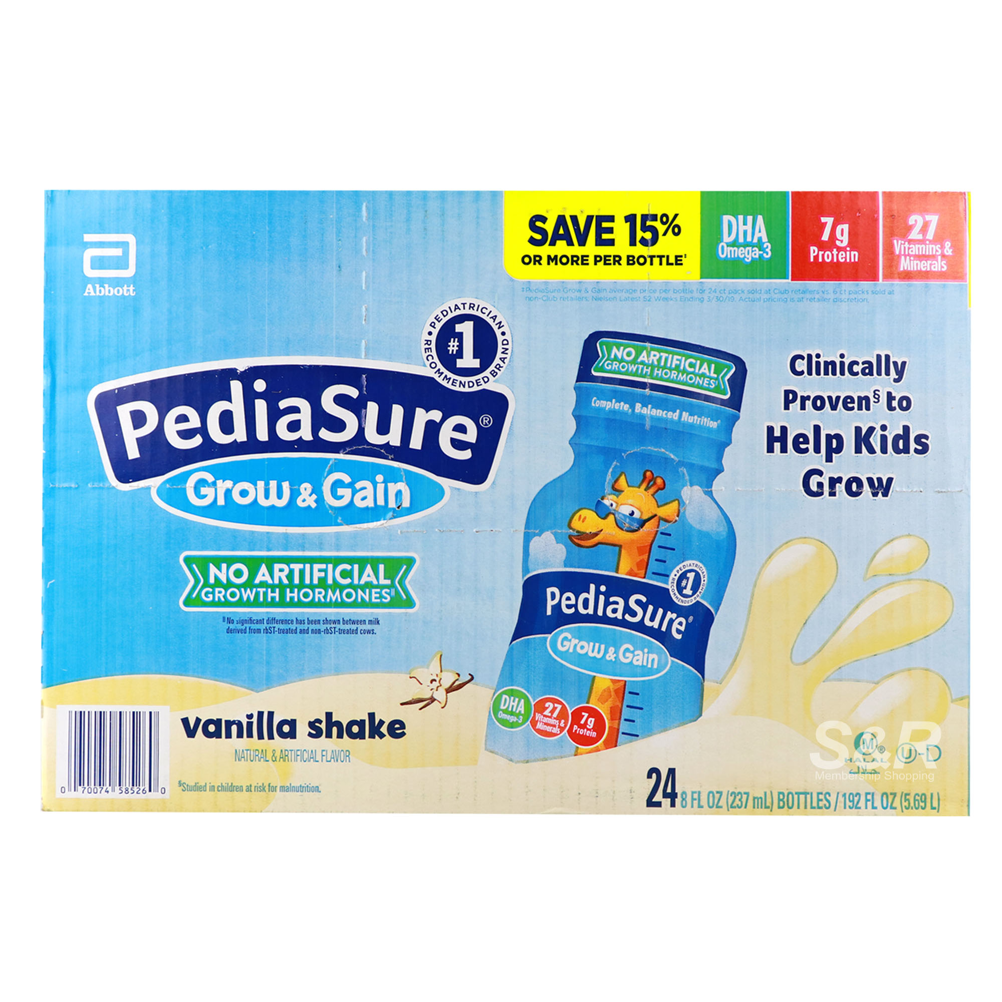 Pediasure Vanilla Shake 24pcs